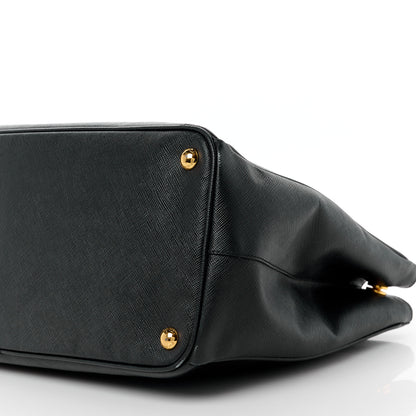 Prada Saffiano Large Galleria Double Zip Tote Black 12 of 13