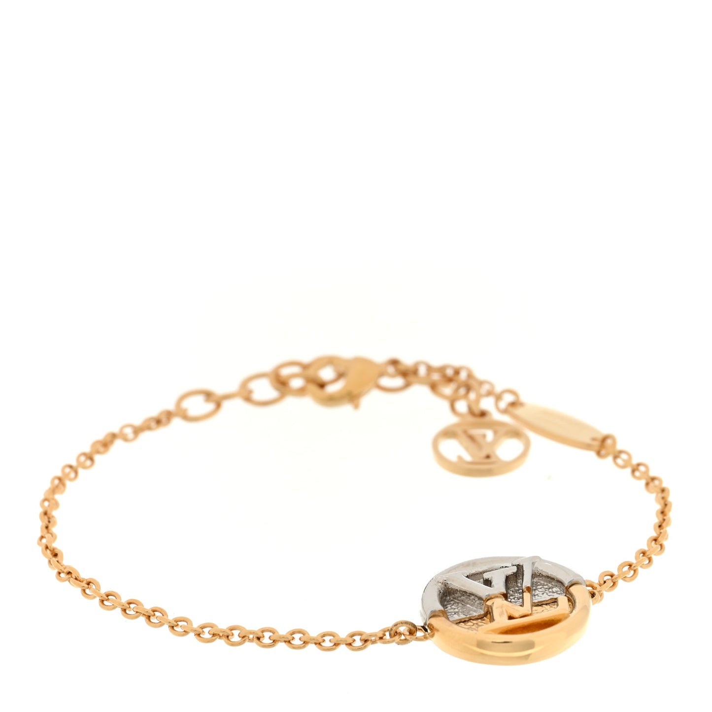 Metal L To V Bracelet Gold Silver