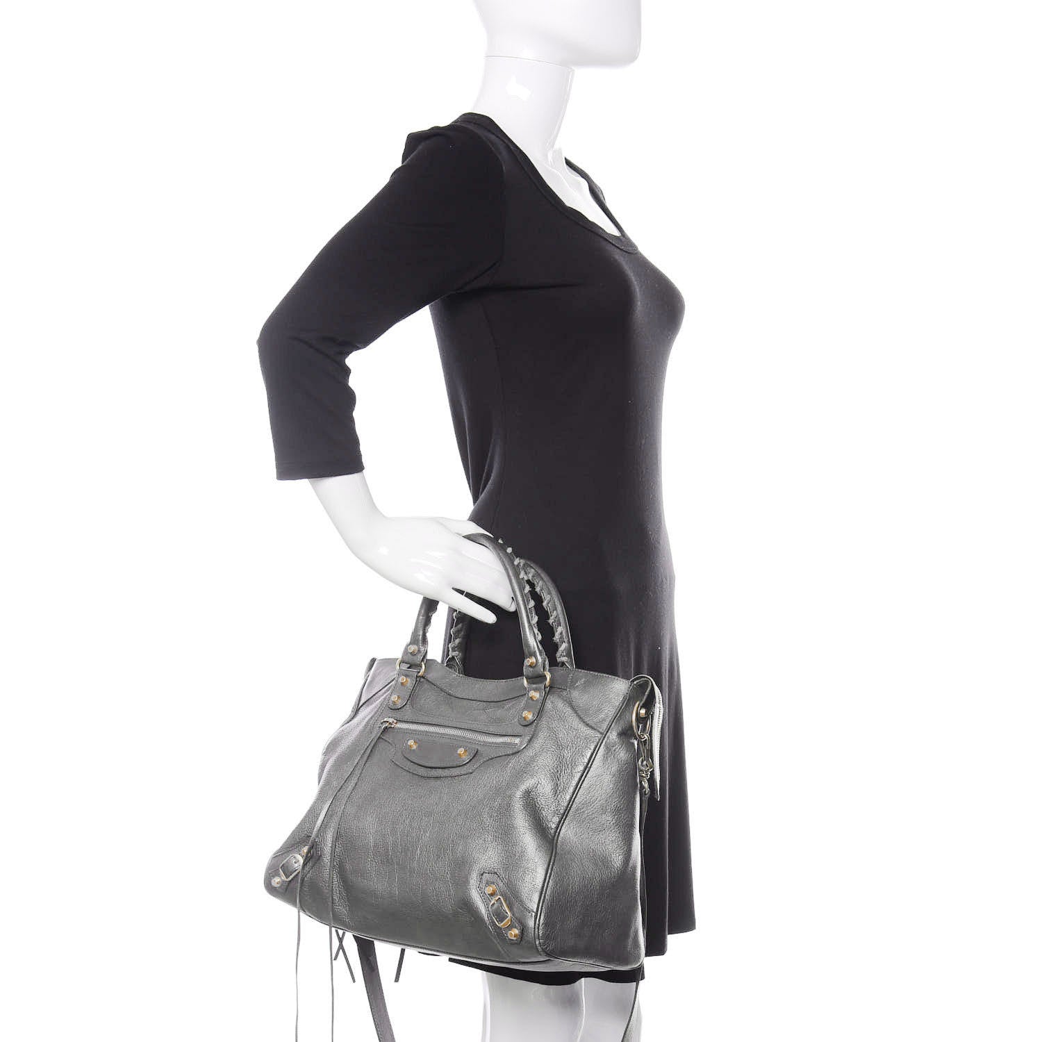 Balenciaga Chevre Classic Gold Hardware Velo Bronze 3 of 10