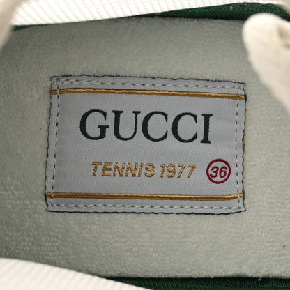 Gucci Mesh Web Womens 1977 Tennis High Top Sneakers 36 Great White Mystic White 8 of 9