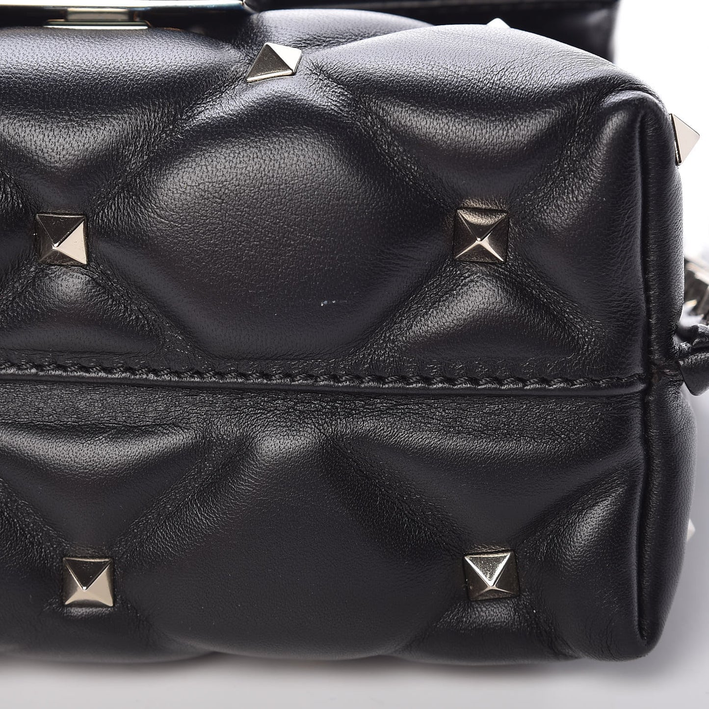 Nappa Mini Candystud Crossbody Black
