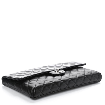 Chanel Caviar Quilted Flap Clutch Black 4 of 8