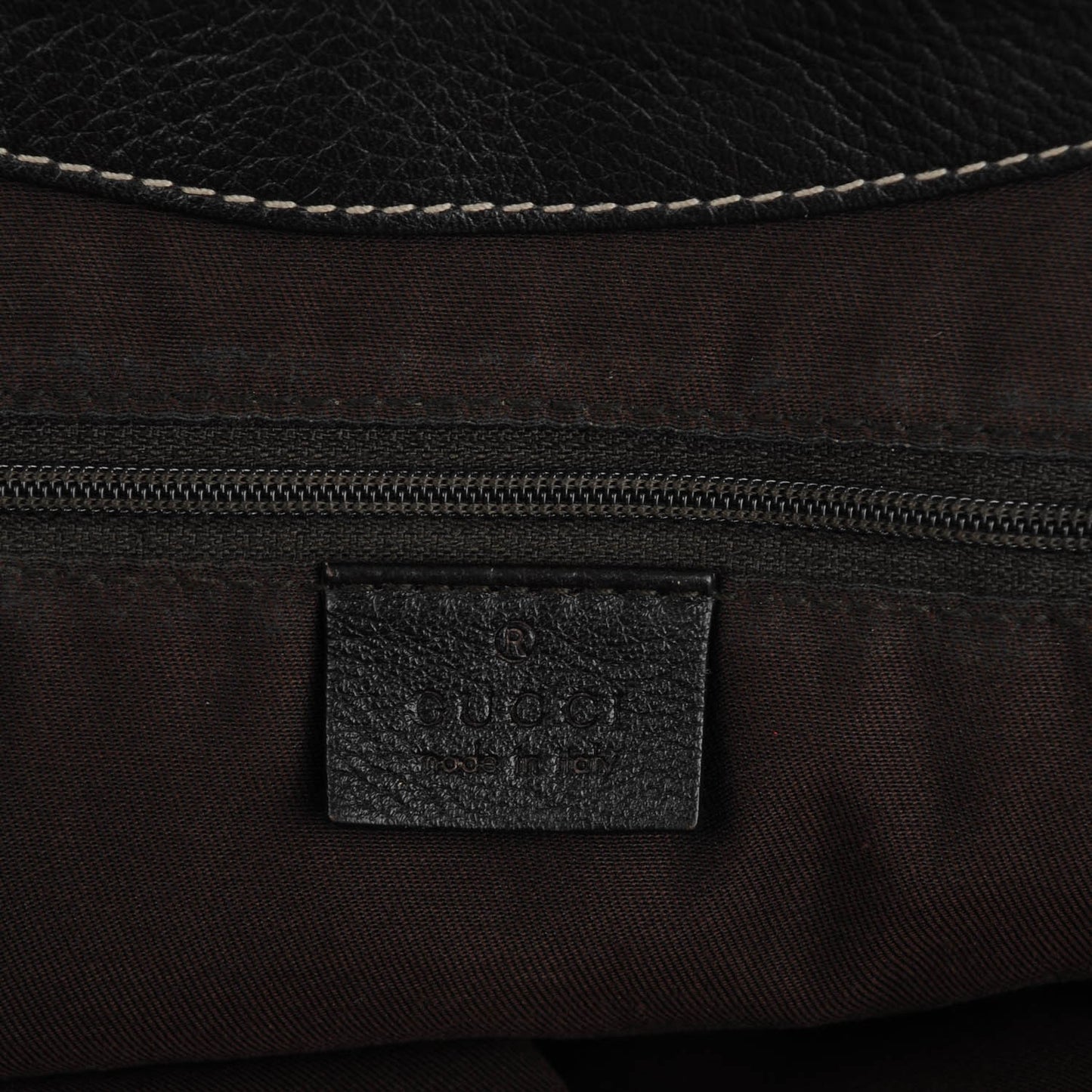 Monogram New Ladies Web Tote Dark Brown