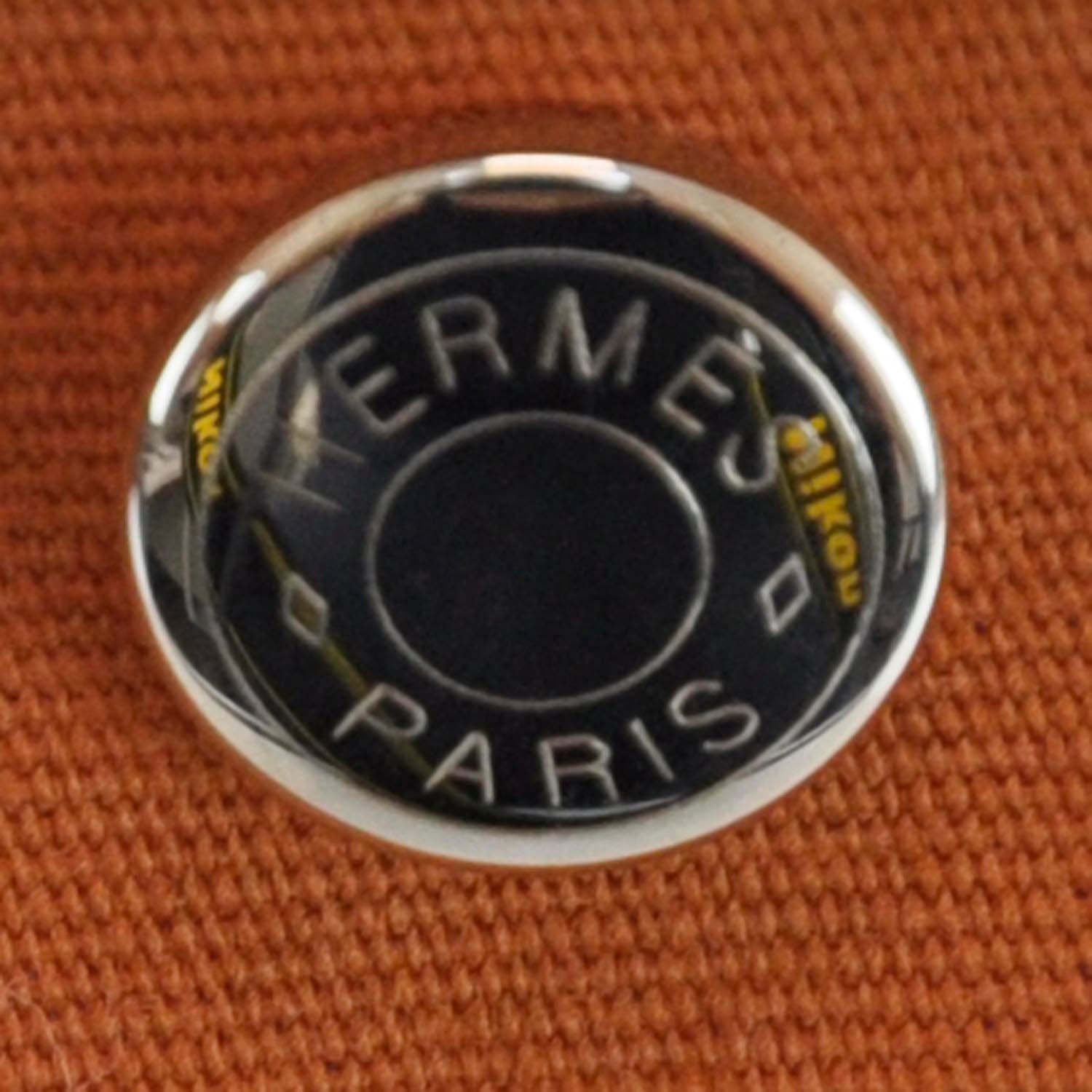 Hermes Toile Garden Party PM Orange 11 of 11