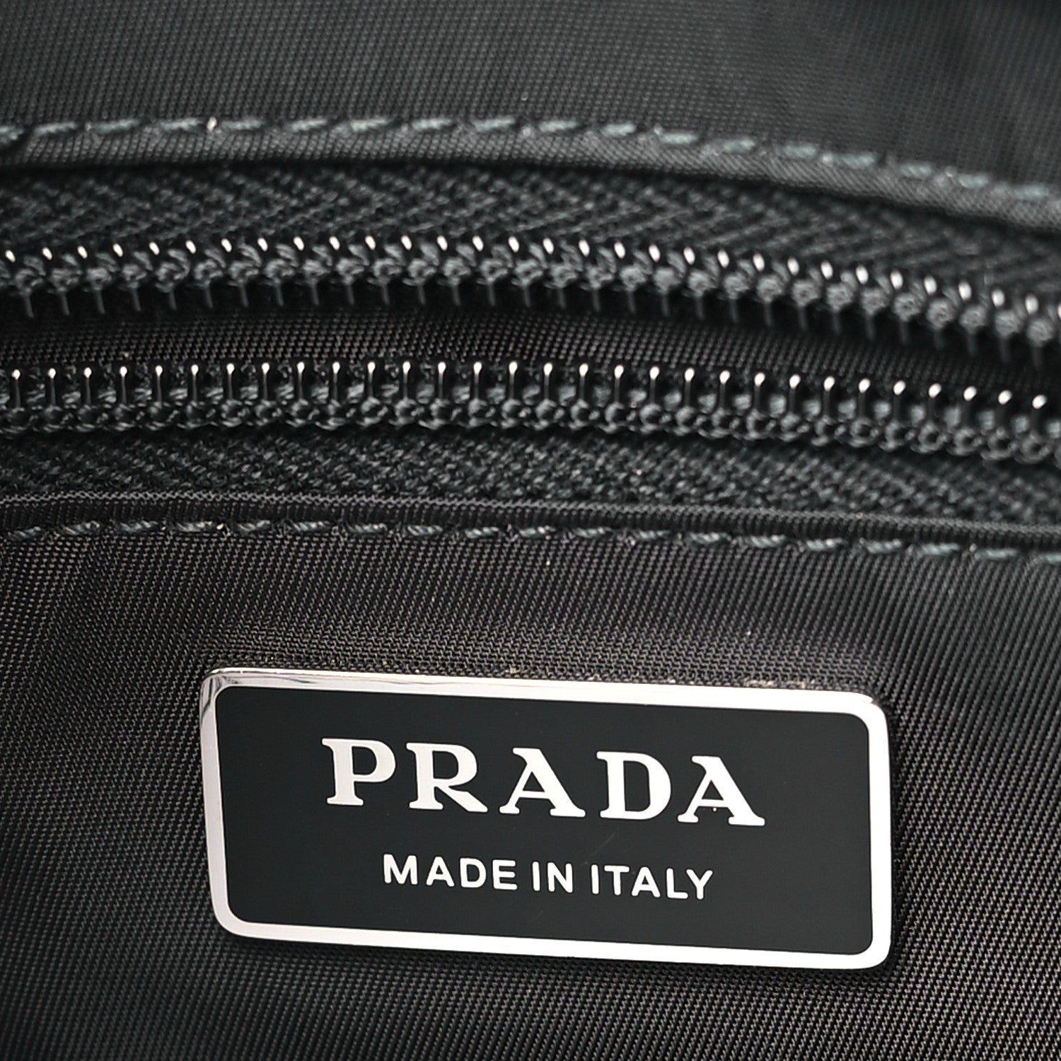 Prada Re-Nylon Vitello Padded Large Flap Shoulder Bag Black 6 of 8