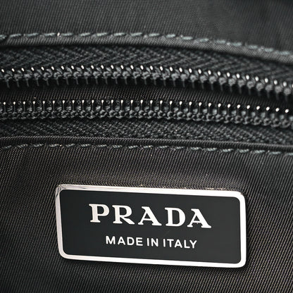 Prada Re-Nylon Vitello Padded Large Flap Shoulder Bag Black 6 of 8