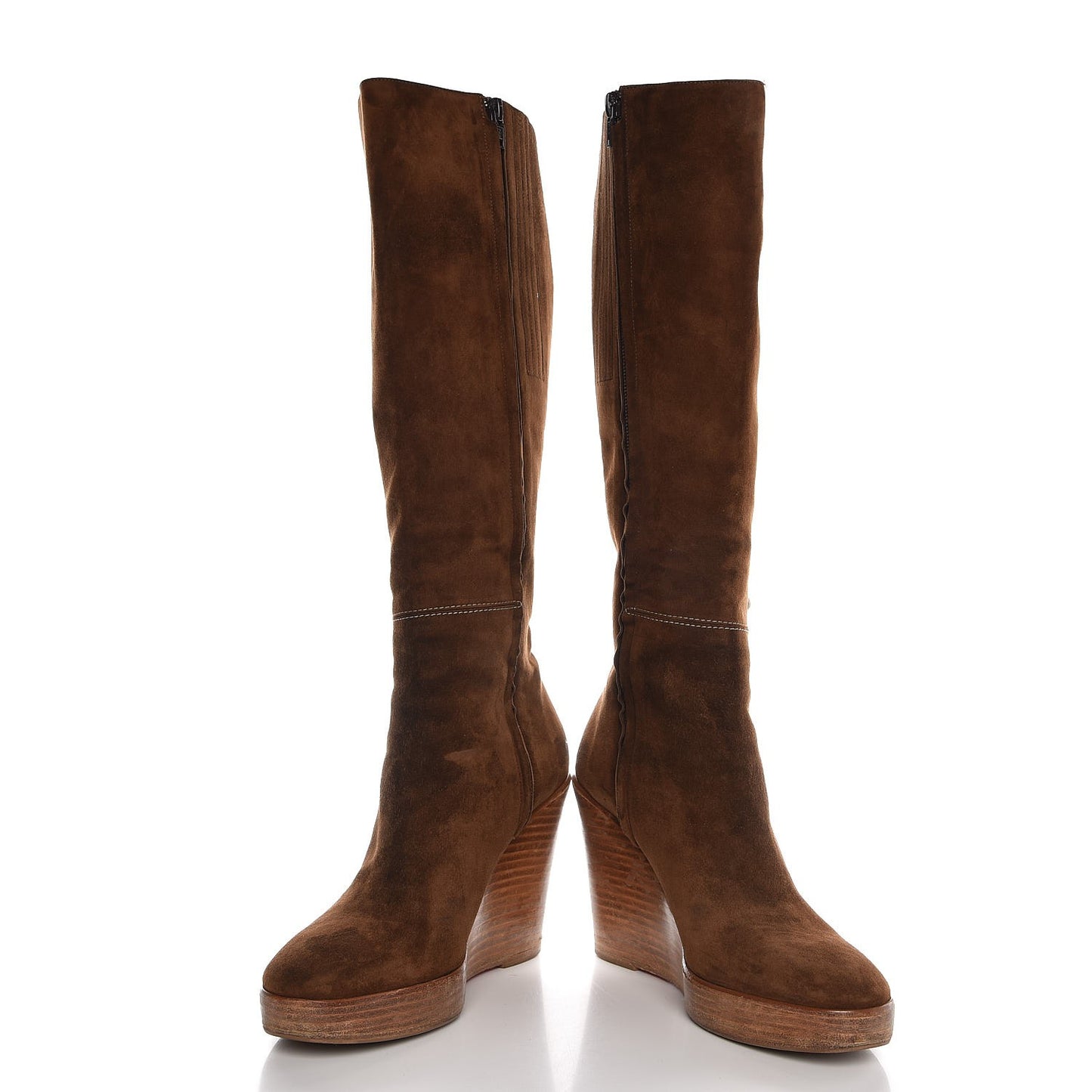 Suede Love Story Wedge Boots 37.5