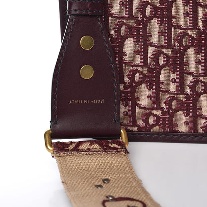 Christian Dior Oblique DiorAddict Flap Bag Burgundy 8 of 9