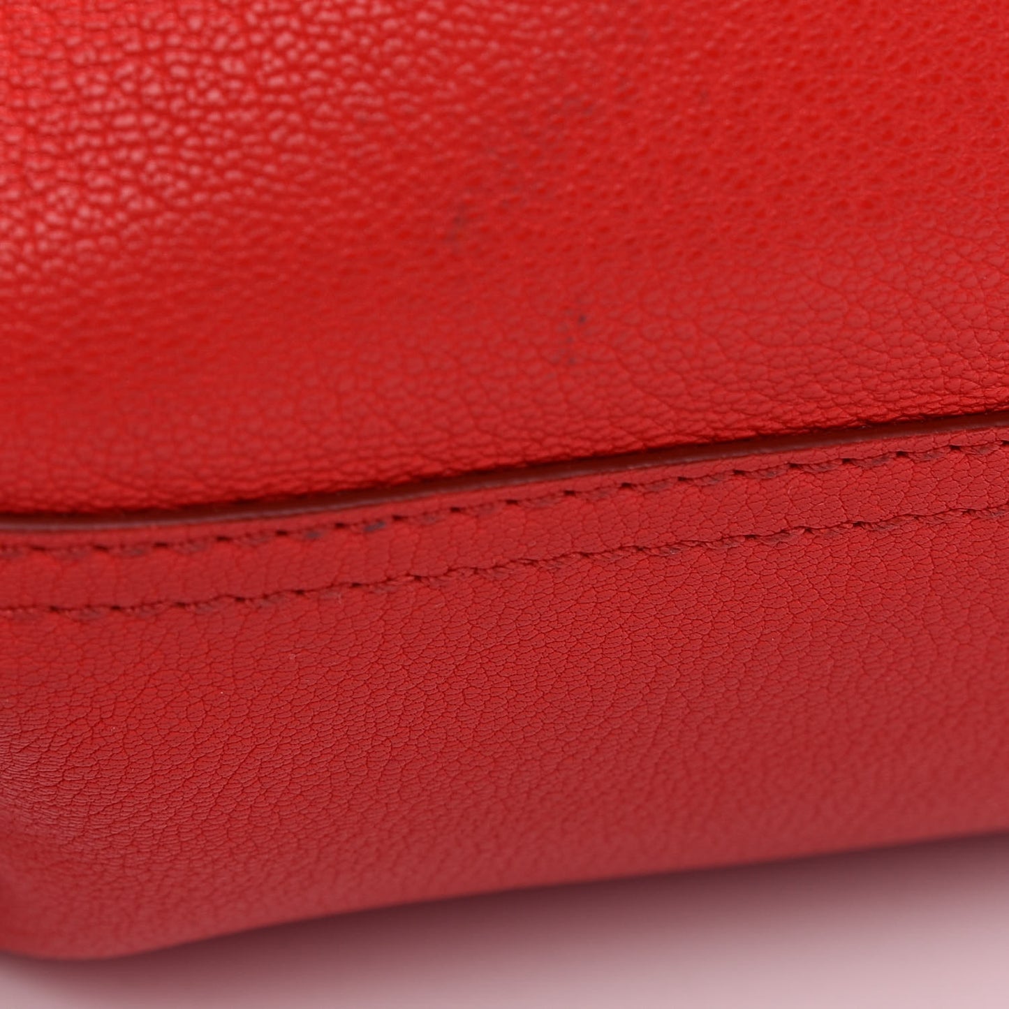 Sugar Goatskin Small Pandora Red