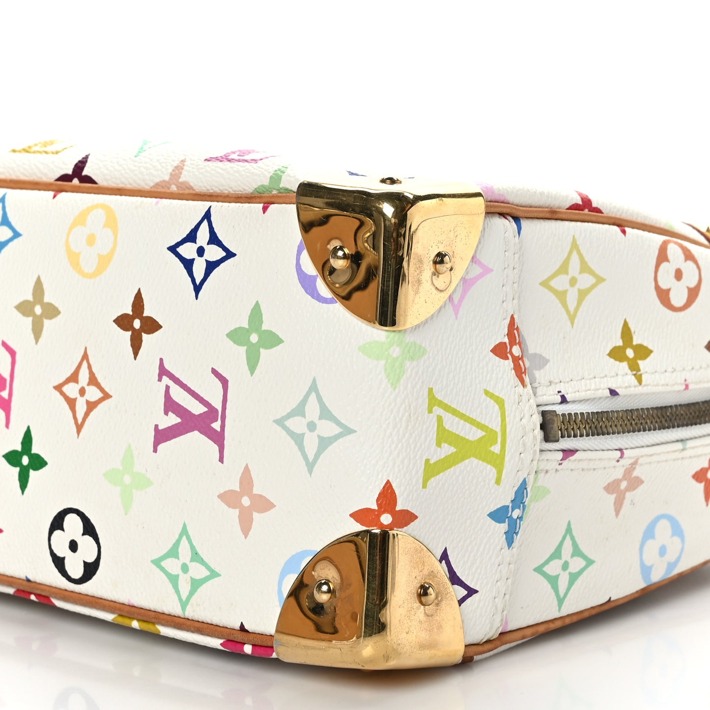 Monogram Multicolor Trouville White