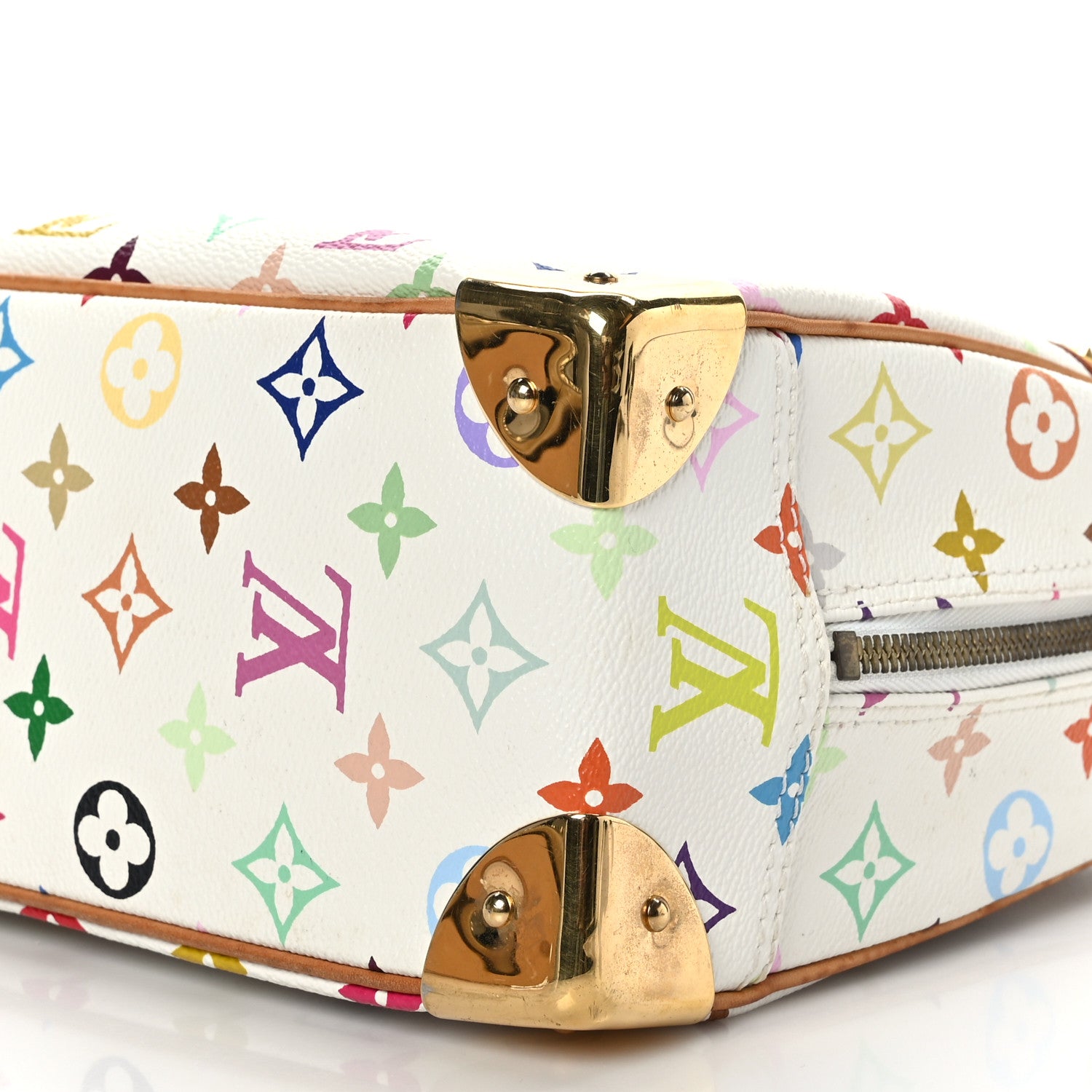 Louis Vuitton Monogram Multicolor Trouville White 9 of 10