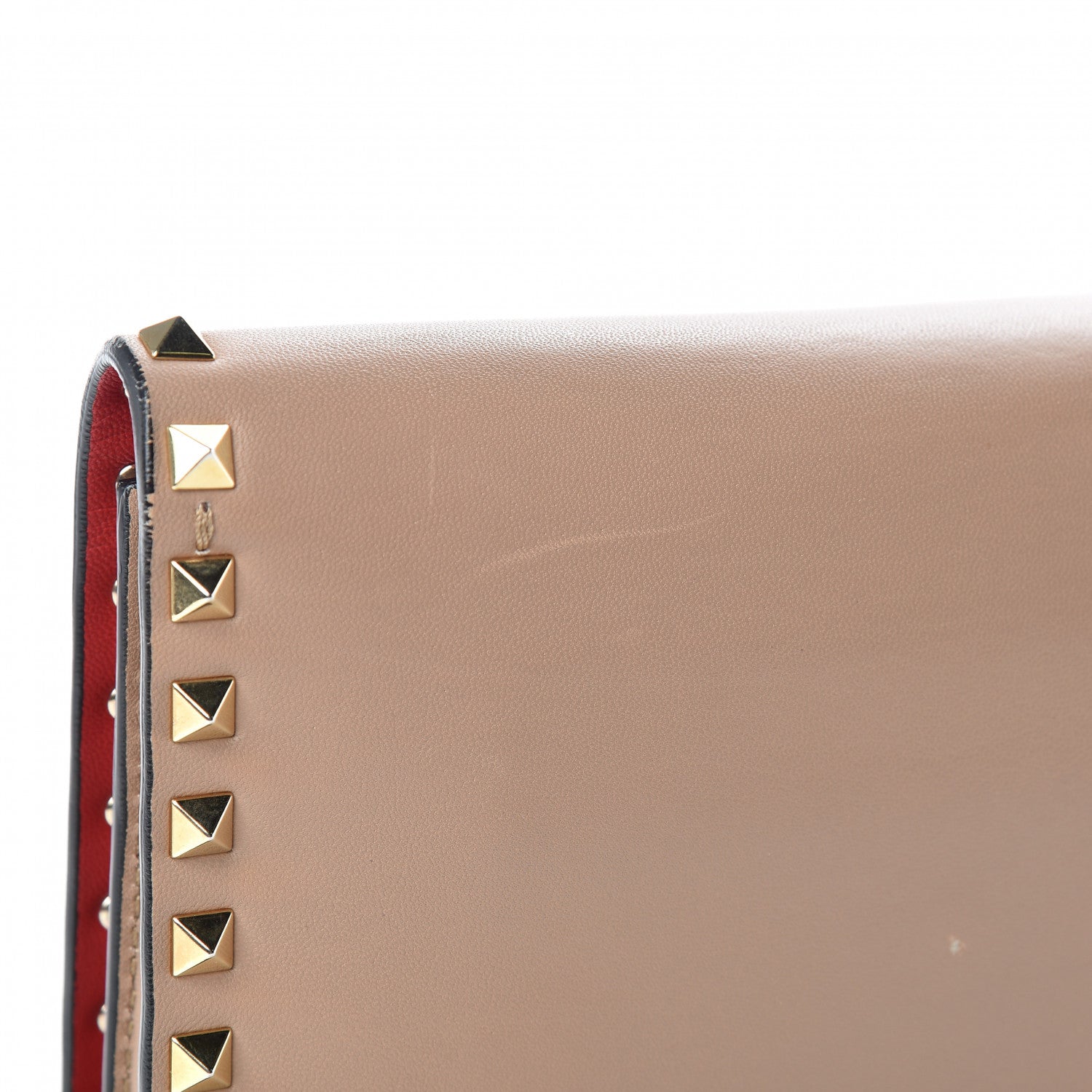 Valentino Garavani Nappa Rockstud Wristlet Clutch Alpaca 10 of 11
