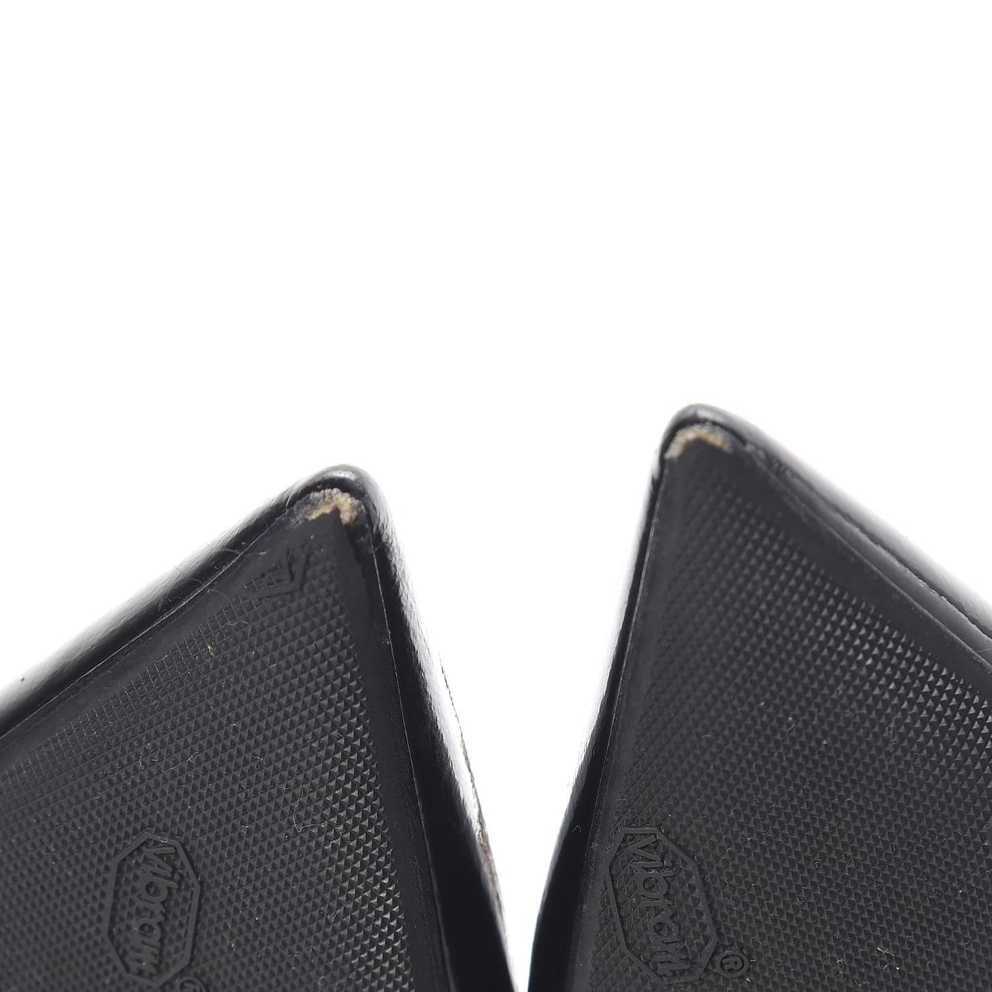 Patent Nappa Rockstud Ankle Strap 65mm Pumps 39 Black Poudre