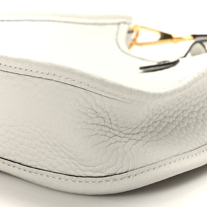 Hermes Taurillon Clemence Amazone Evelyne TPM New White 9 of 10