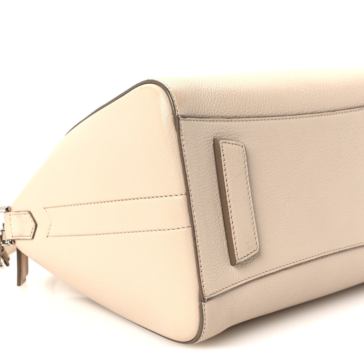 Sugar Goatskin Small Antigona Light Beige