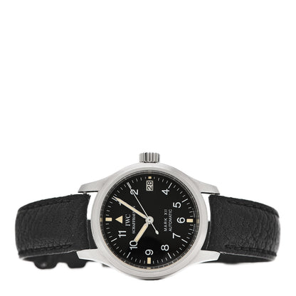 IWC Stainless Steel Calfskin 28mm Schaffhausen Mark XIII Lady Automatic Watch Black IW4421 2 of 5
