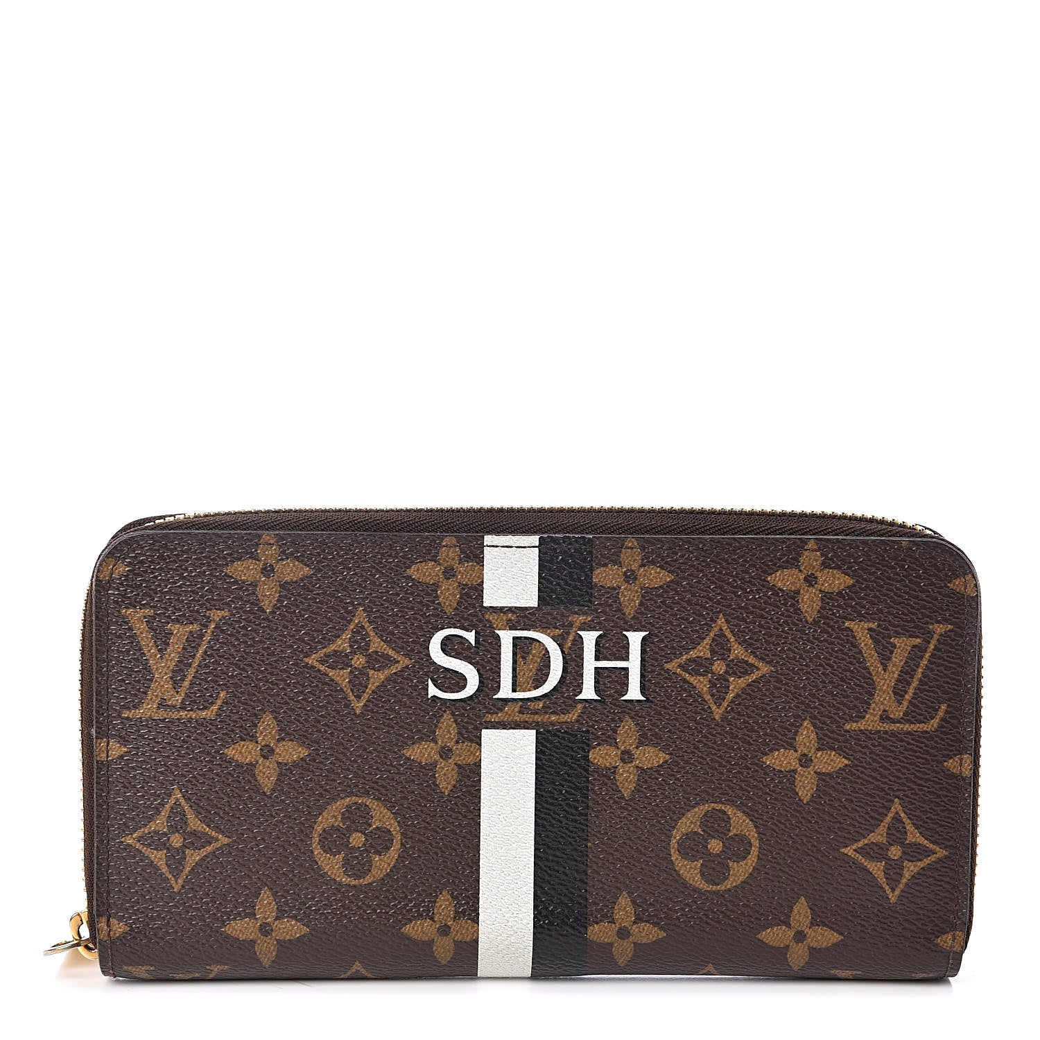 Louis Vuitton Monogram My Heritage Zippy Wallet Black White 1 of 10