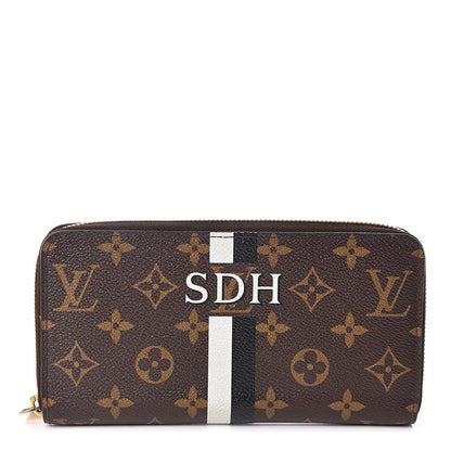 Louis Vuitton Monogram My Heritage Zippy Wallet Black White 1 of 10