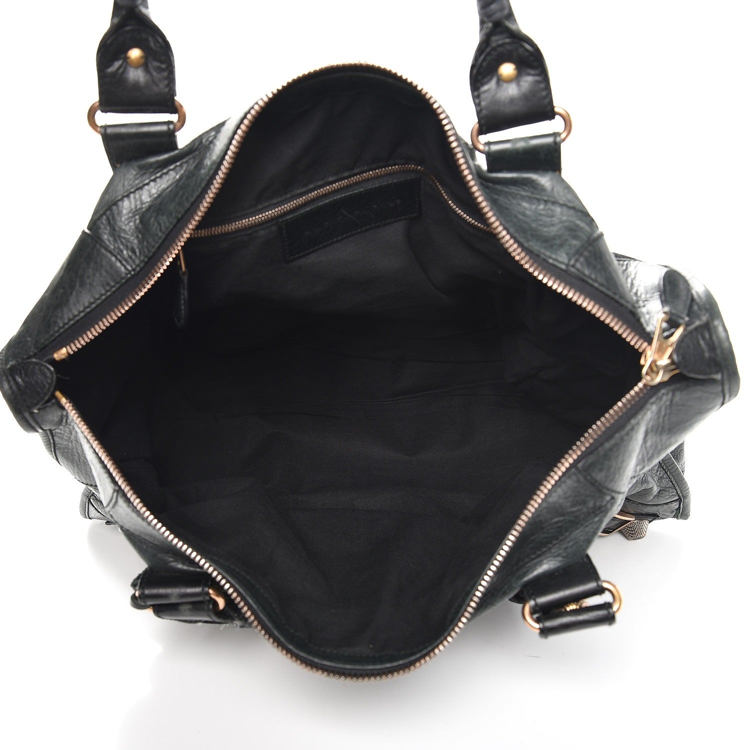 Balenciaga Agneau Giant 21 Rose Gold Hardware Work Black 6 of 14