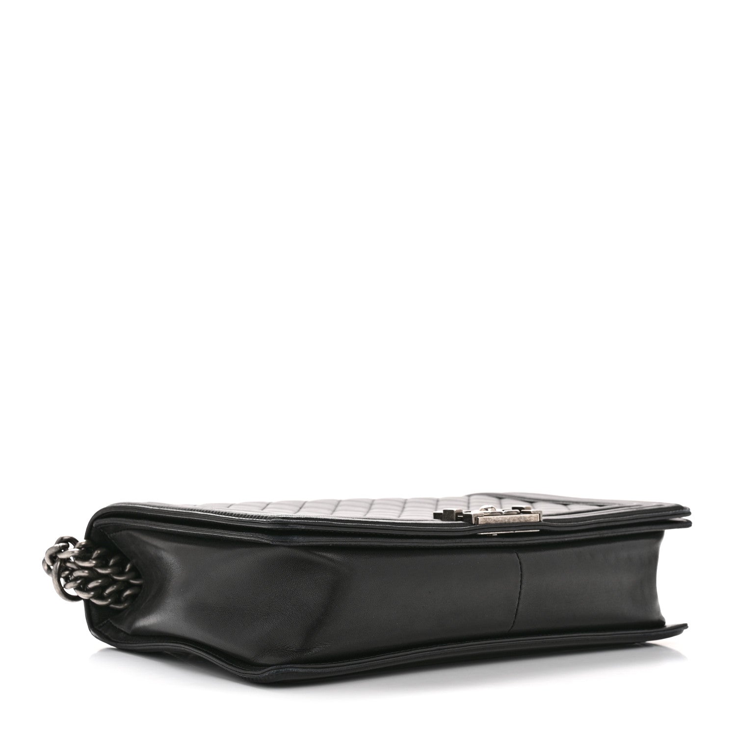Chanel Lambskin Quilted Large Boy Flap Black 4 of 13