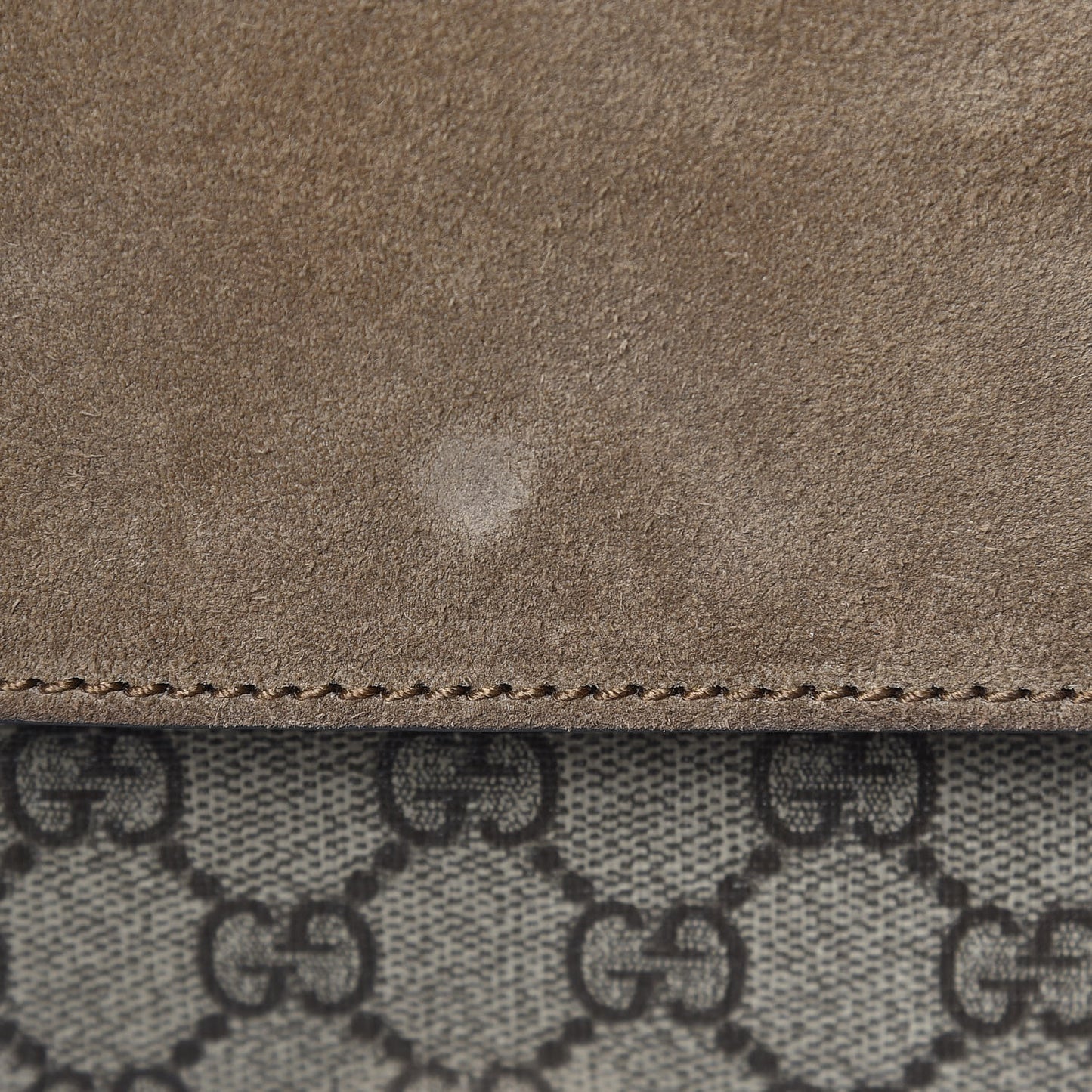 GG Supreme Monogram Mini Dionysus Shoulder Bag Taupe