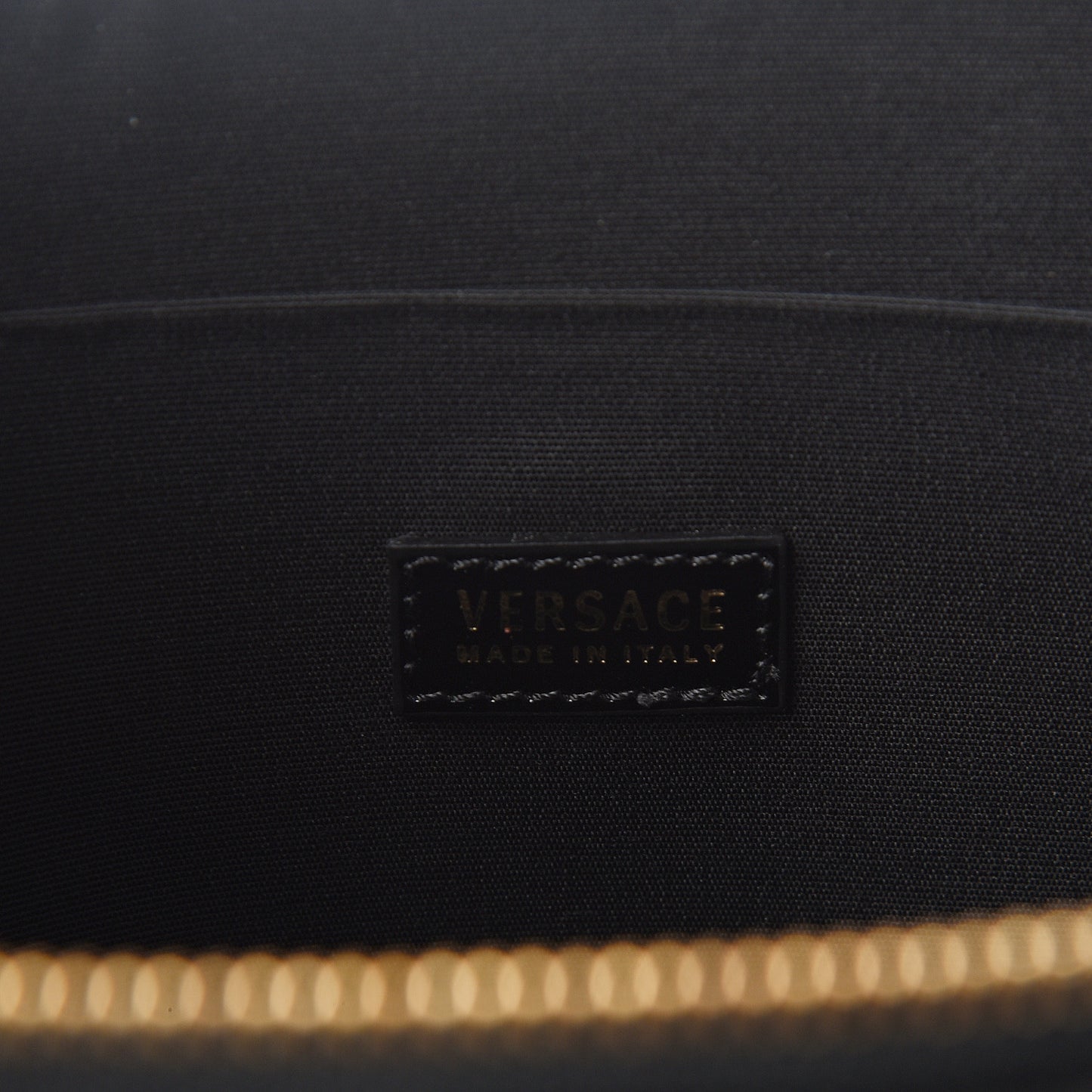 Vitello Zip Pouch Black