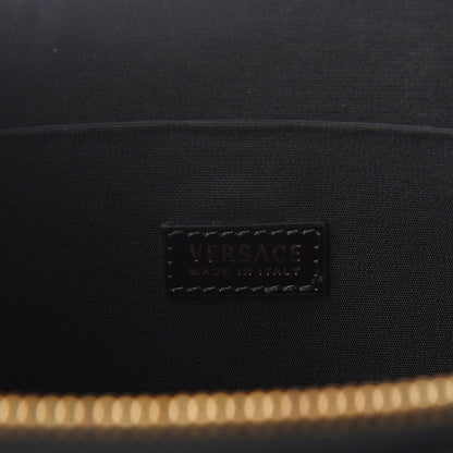 Versace Vitello Zip Pouch Black 6 of 7