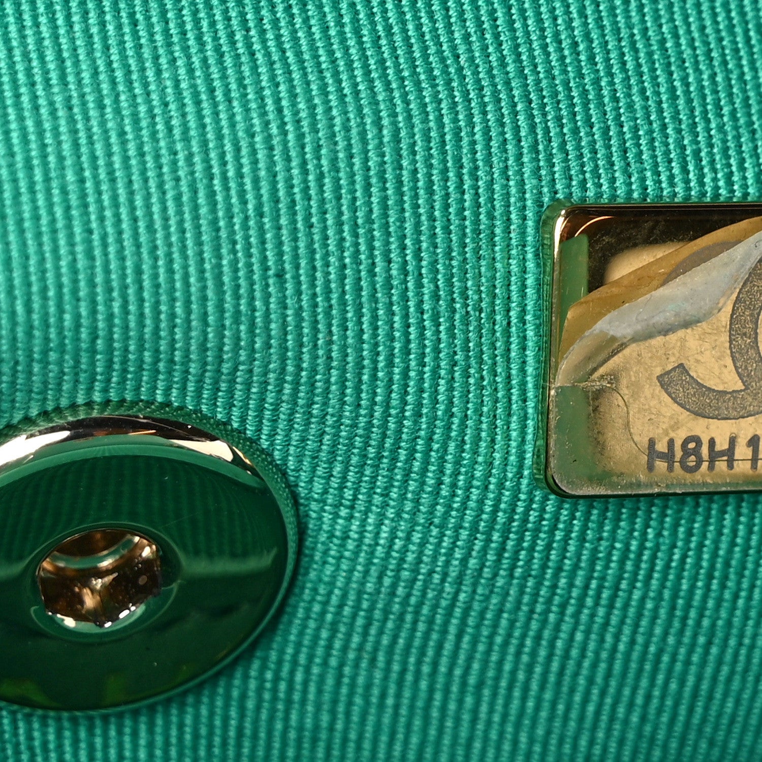 Chanel Caviar Quilted Medium Duma Pockets Drawstring Backpack Green 7 of 9