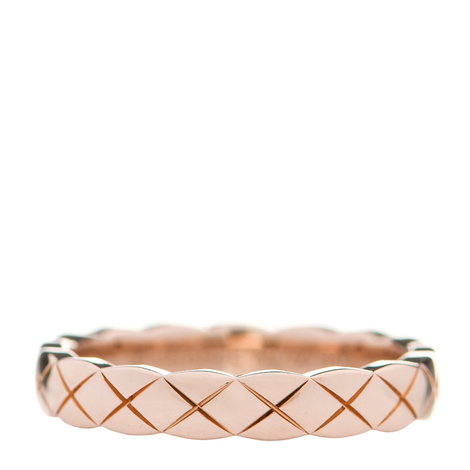 Chanel 18K Beige Gold Mini Coco Crush Ring 49 4.75 1 of 7