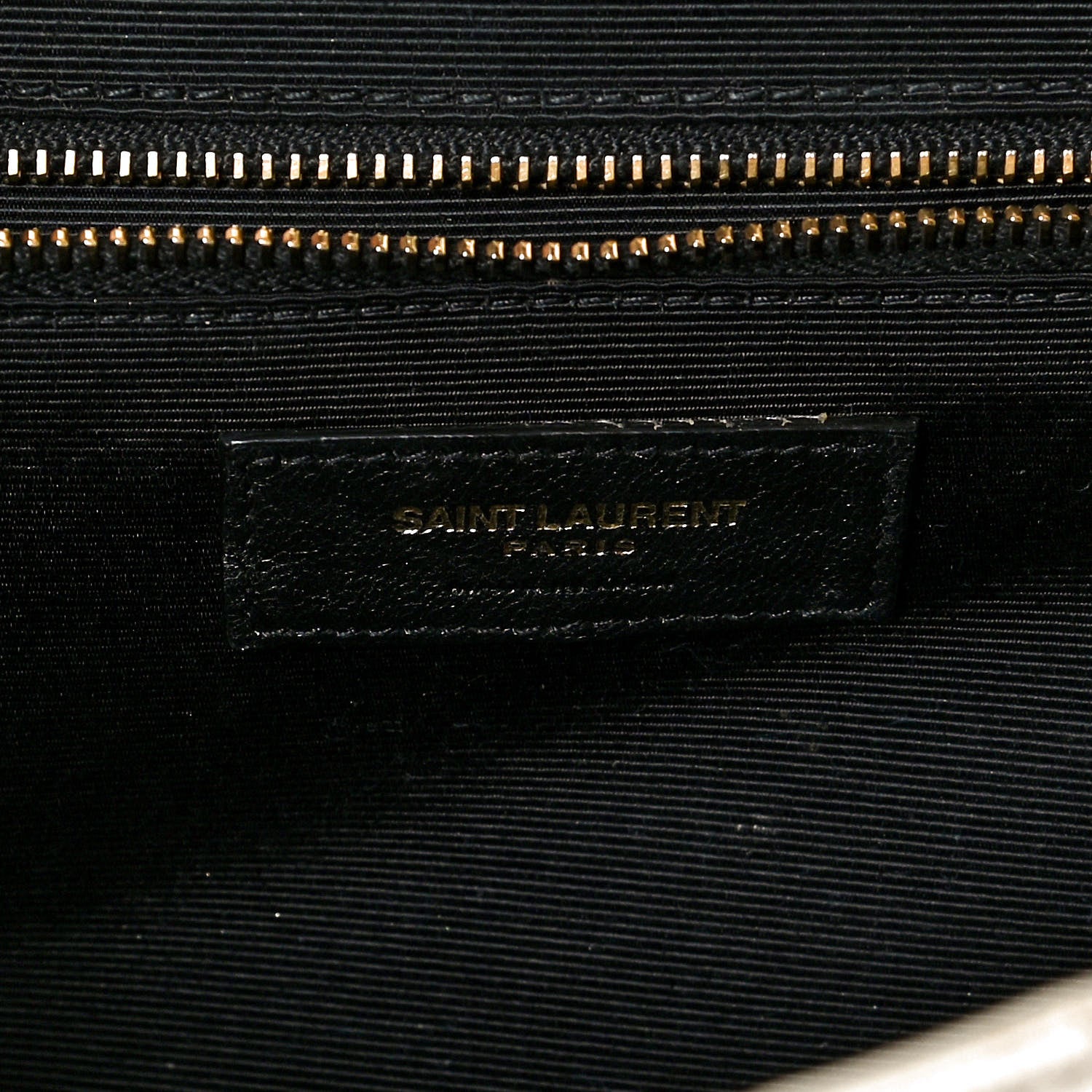 Saint Laurent Grain De Poudre Mixed Matelasse Large Triquilt Monogram Satchel Porcellana 7 of 13