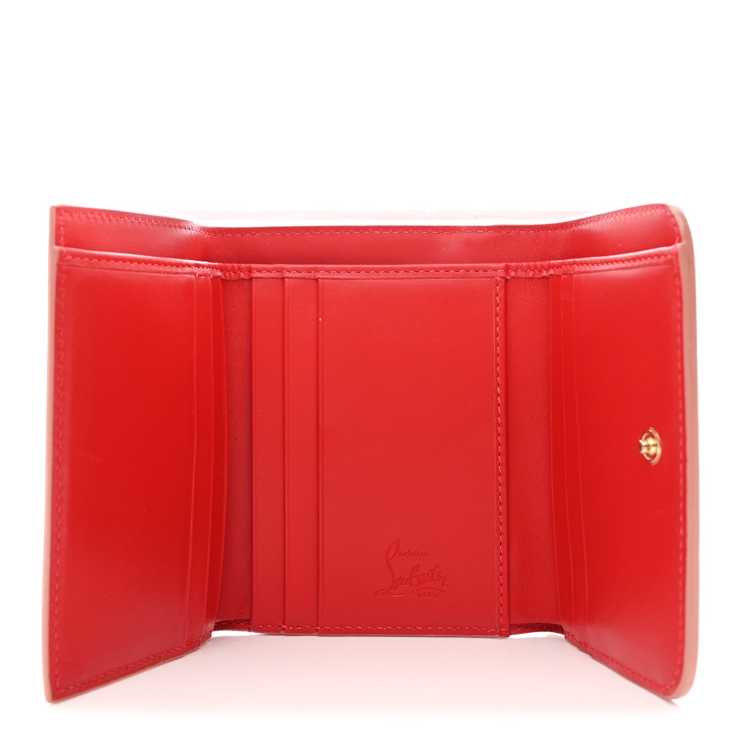 Calfskin Spiked Macaron Mini Spiked Wallet Ronsard