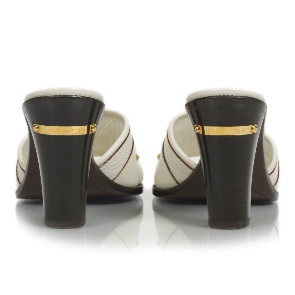 Suhali Studded Mules 38 White