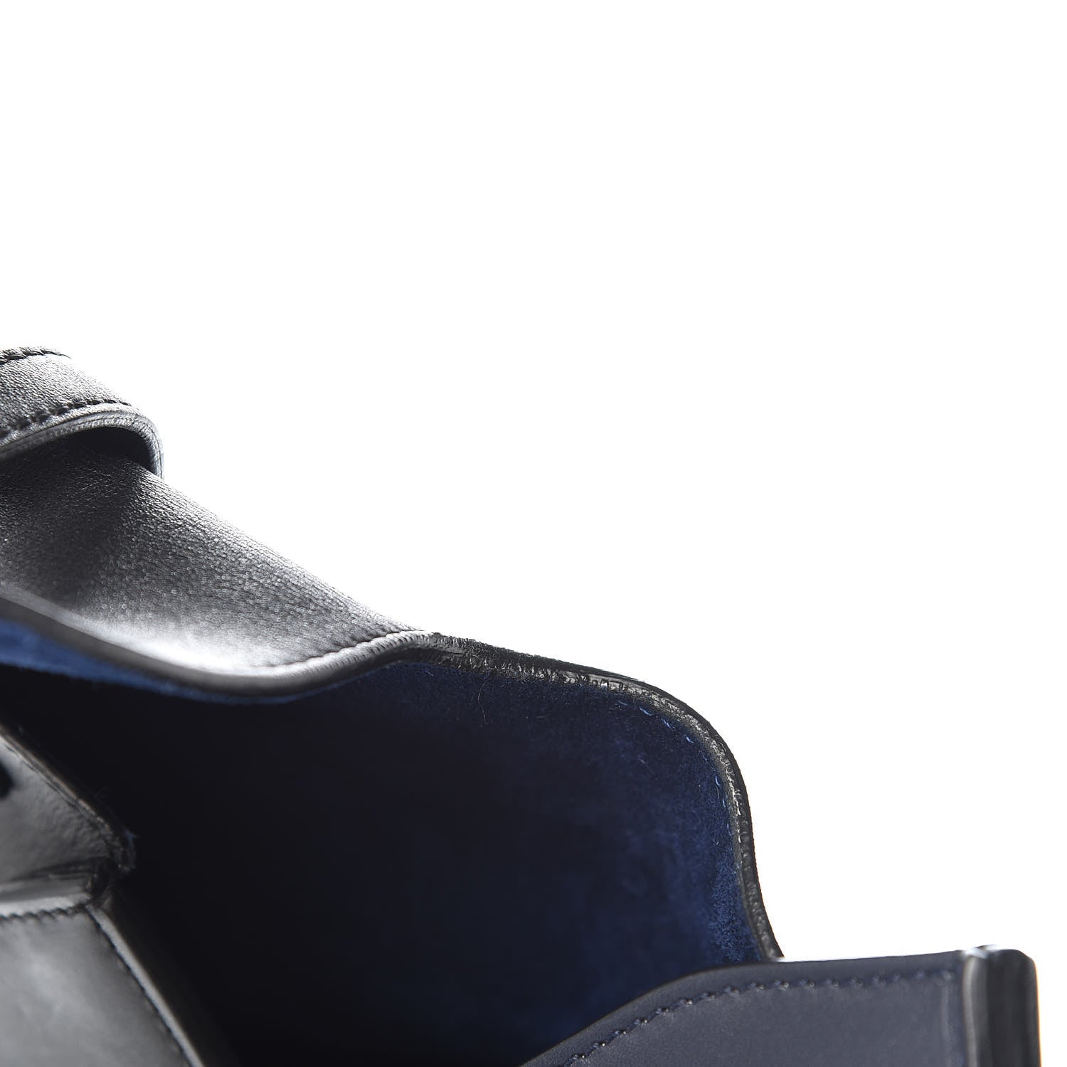 Celine Smooth Calfskin Large Bi-Color Tie Knot Tote Black Navy 12 of 20