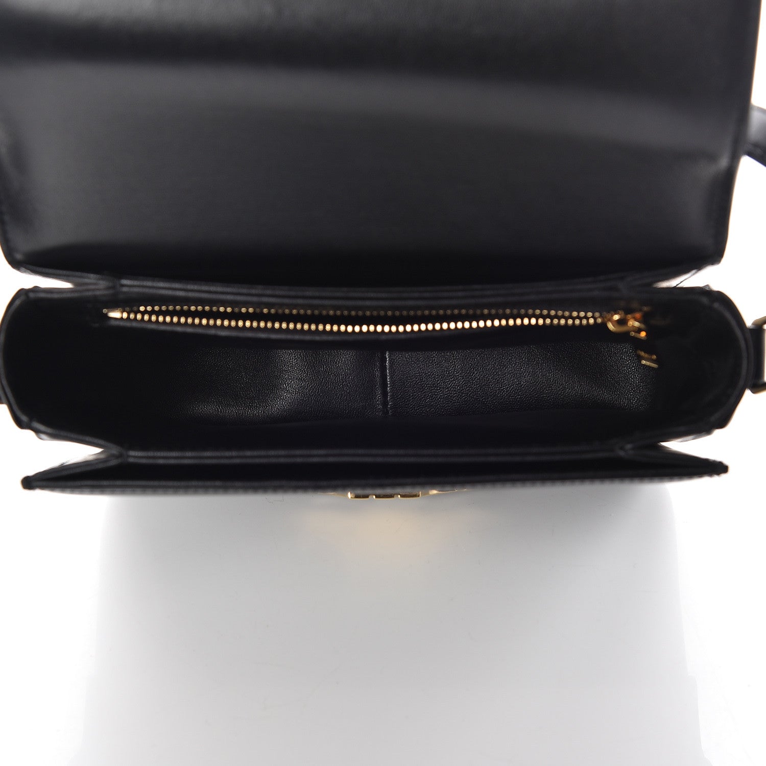 Celine Shiny Calfskin Small Triomphe Black 5 of 9