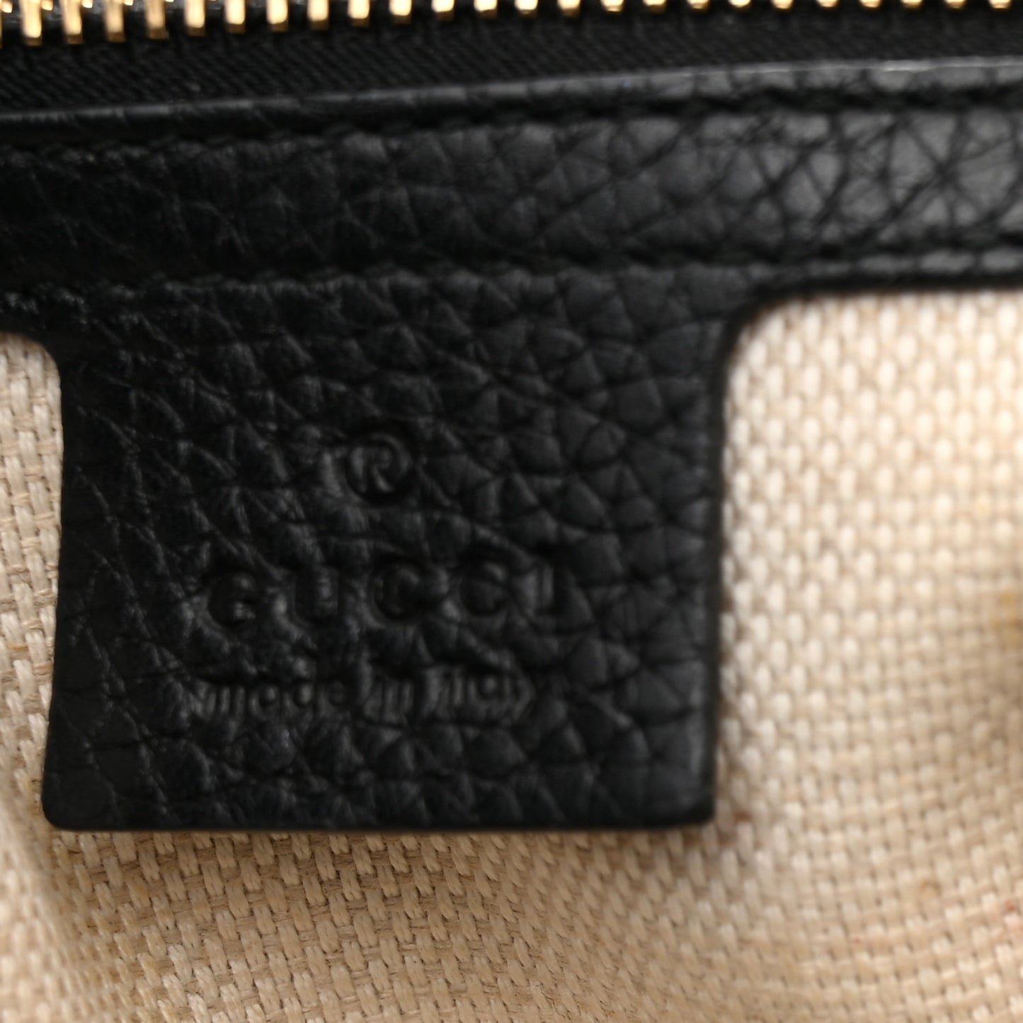 Pebbled Calfskin Medium Soho Flap Crossbody Black