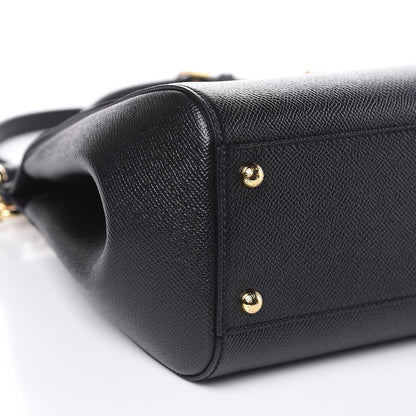 Dolce & Gabbana Dauphine Medium Miss Sicily Satchel Black 7 of 8