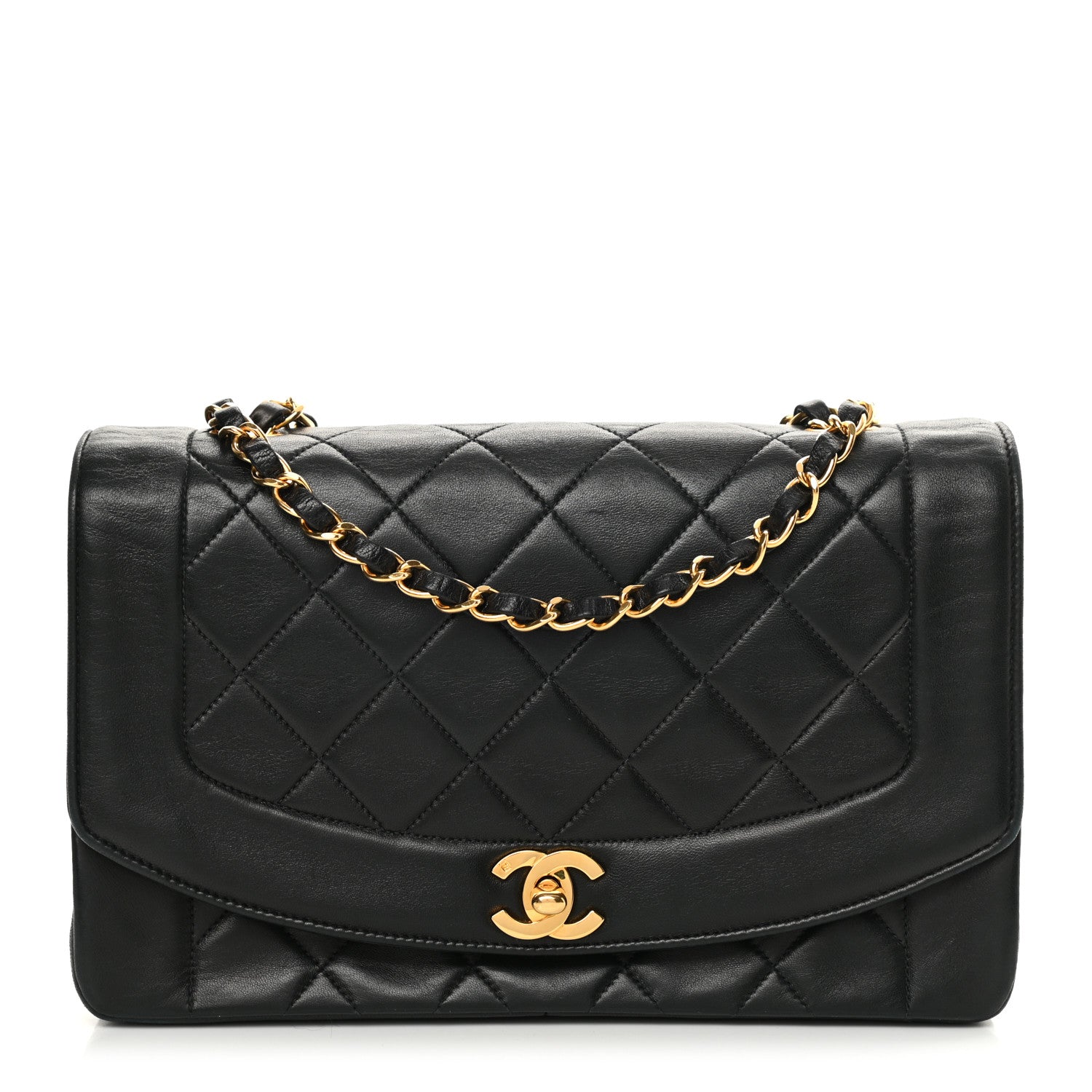 Chanel Lambskin Medium Single Flap Black 1 of 16