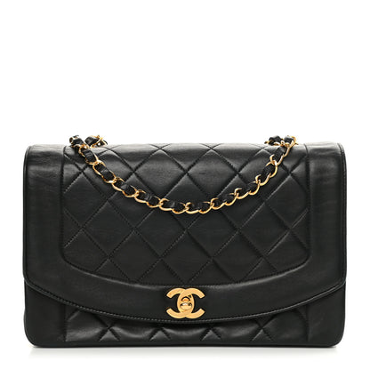 Chanel Lambskin Medium Single Flap Black 1 of 16