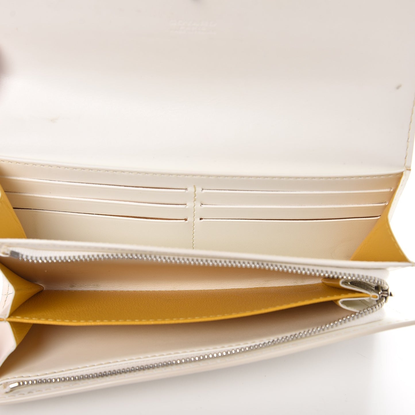 Goyardine Varenne Long Wallet White