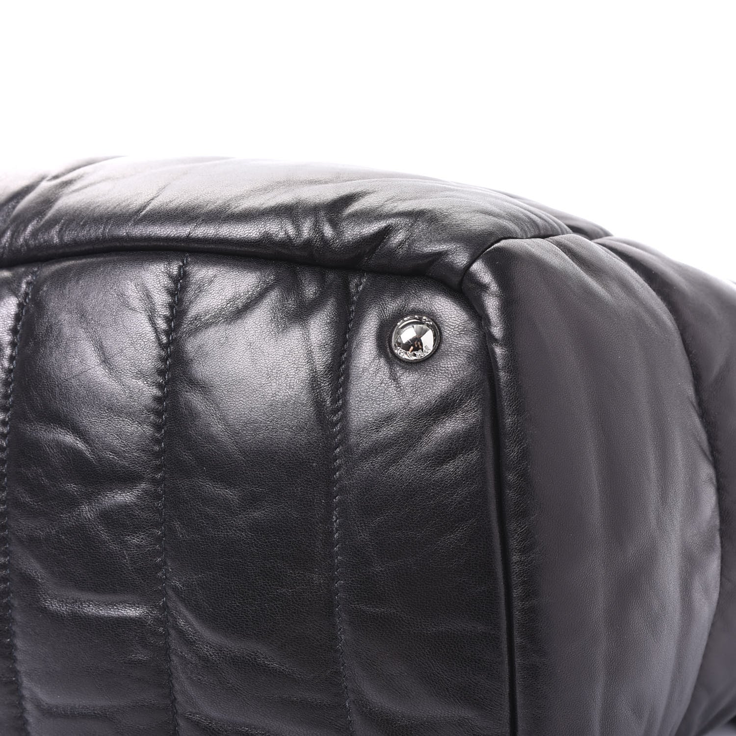 Prada Nappa Bomber Tote Black 10 of 10