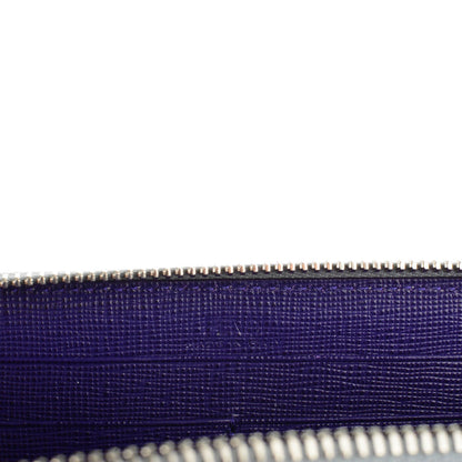 Fendi Vitello Elite Studded Hypnoteyes Zip Around Wallet Polvere Multicolor 6 of 7
