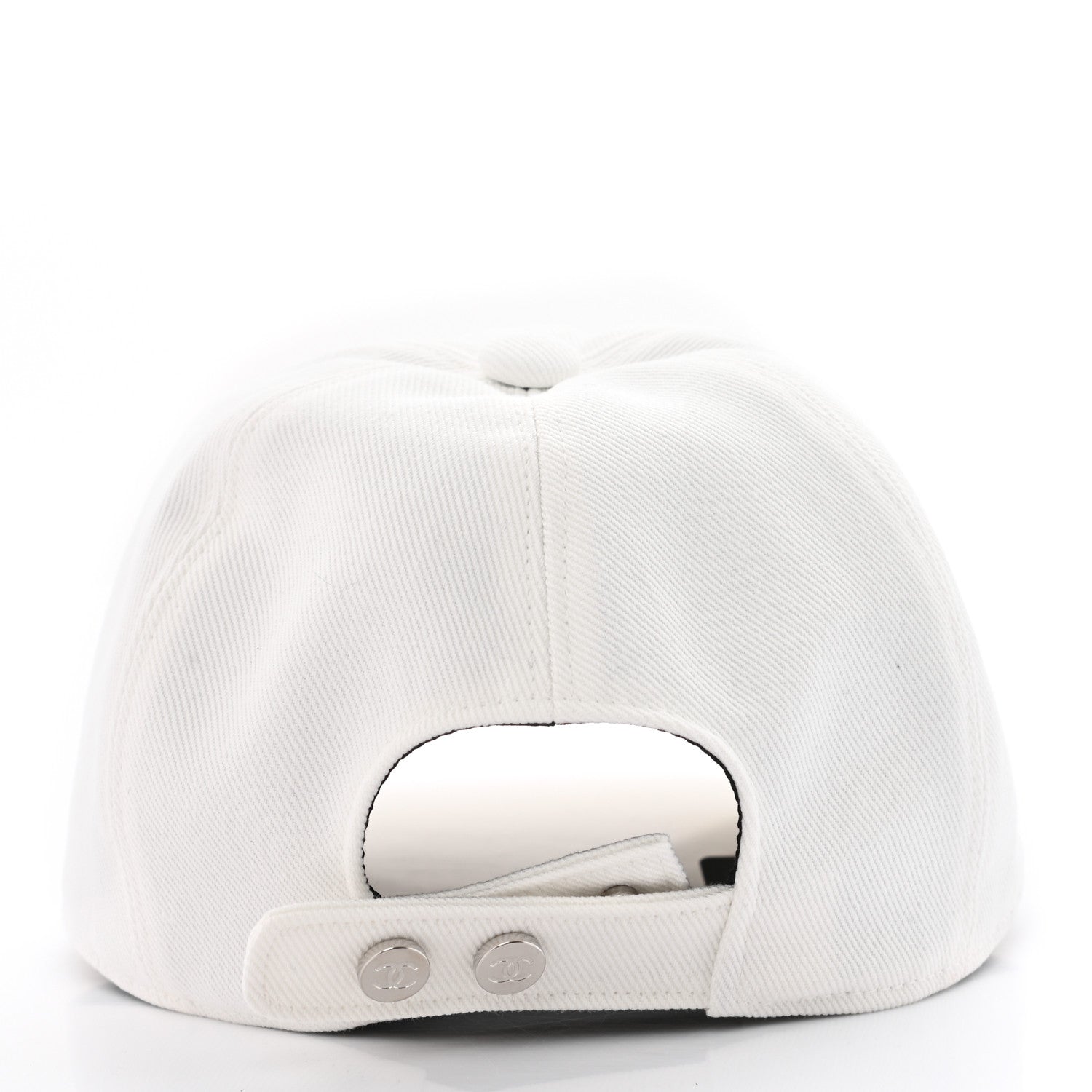 Chanel Cotton Sequin CC Cap Hat Ivory 4 of 8