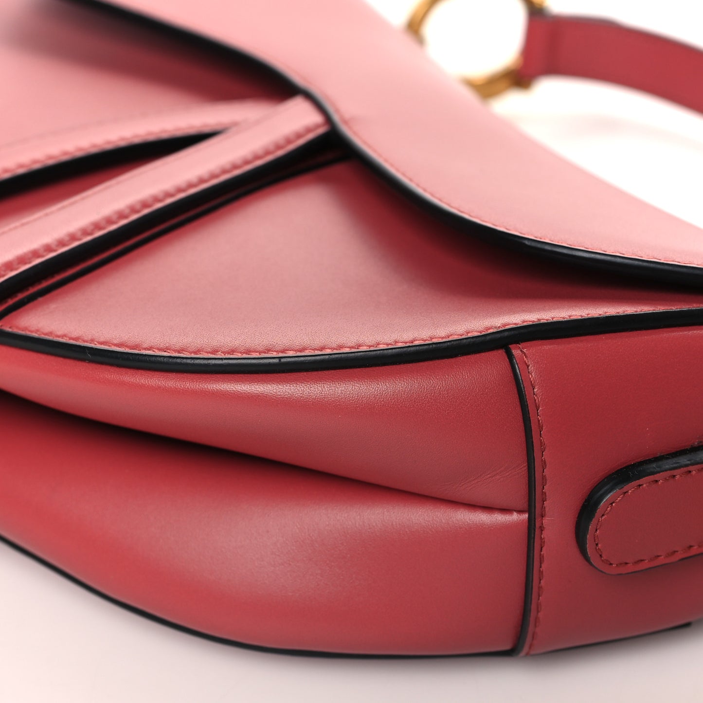 Calfskin Saddle Bag Pink