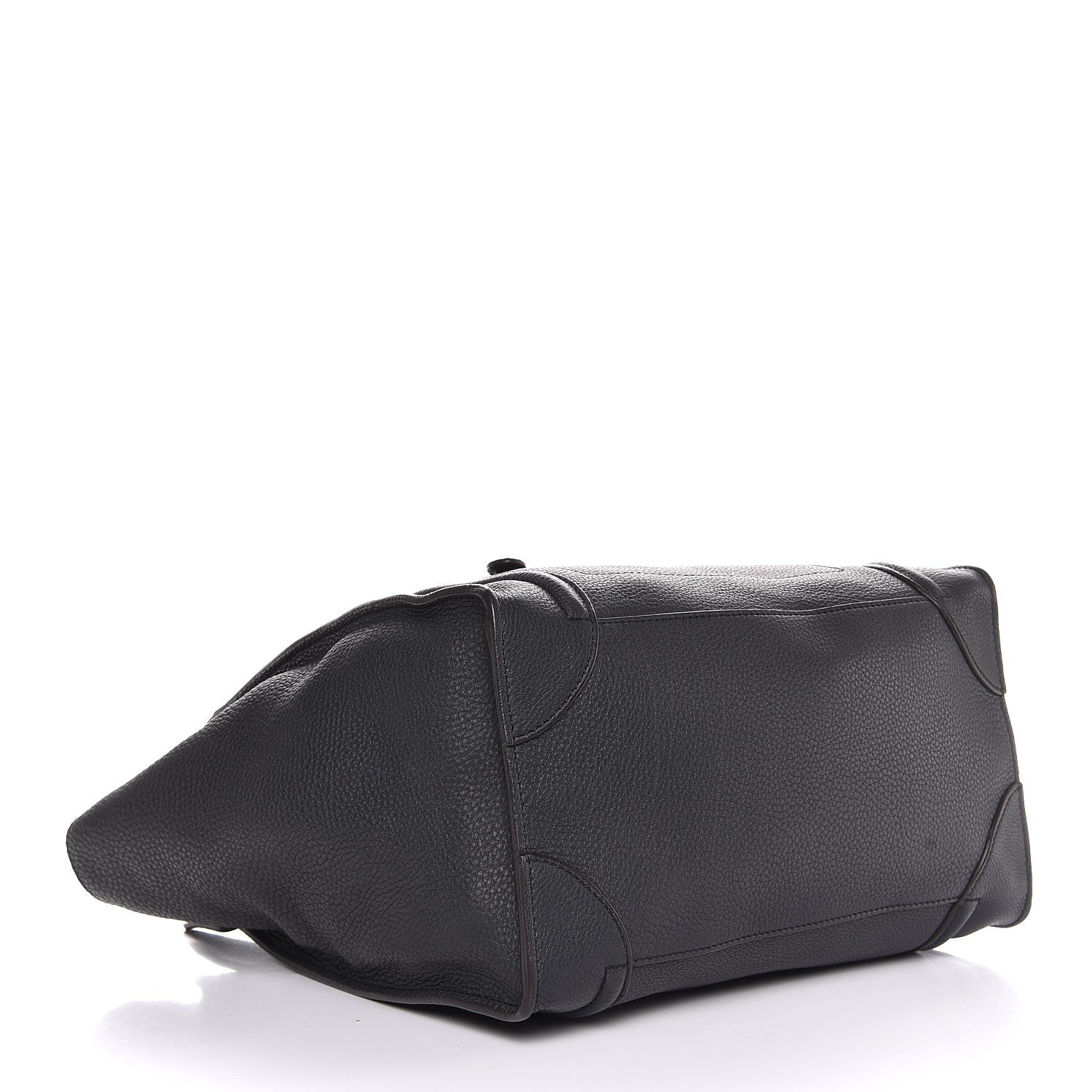 Celine Drummed Calfskin Mini Luggage Anthracite 4 of 7