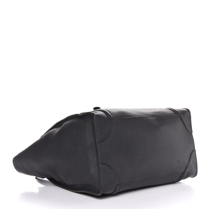 Celine Drummed Calfskin Mini Luggage Anthracite 4 of 7
