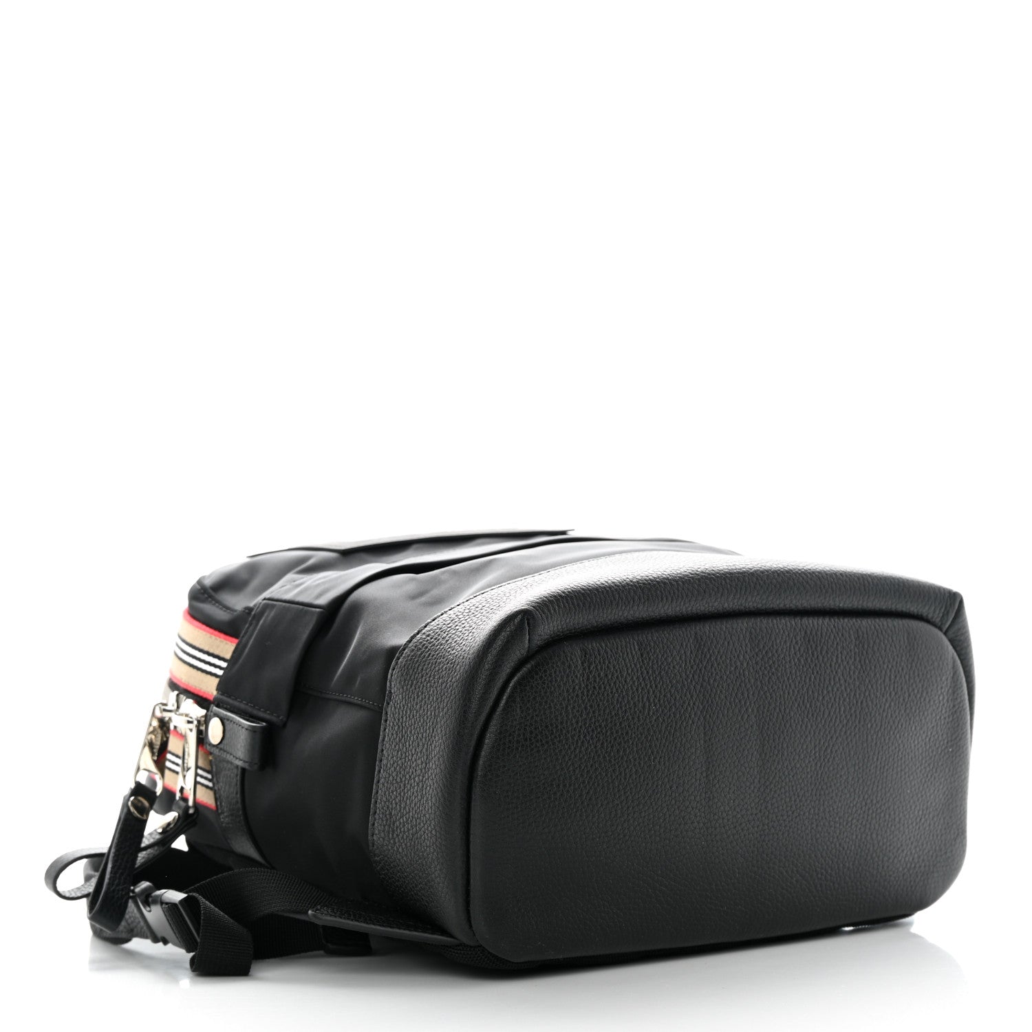 Burberry Econyl Logo Print Check Childrens Nico Backpack Black 4 of 12