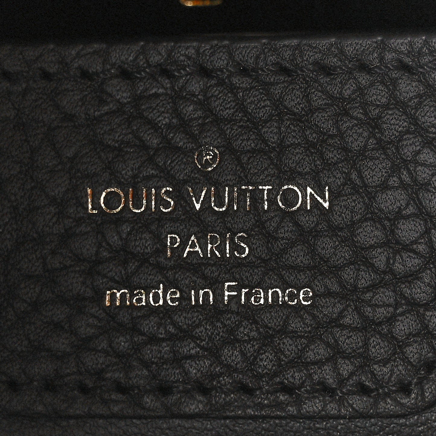 Taurillon Capucines PM Black Arizona