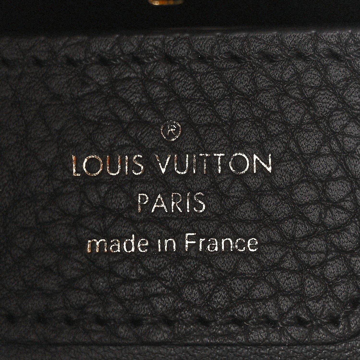 Louis Vuitton Taurillon Capucines PM Black Arizona 5 of 10