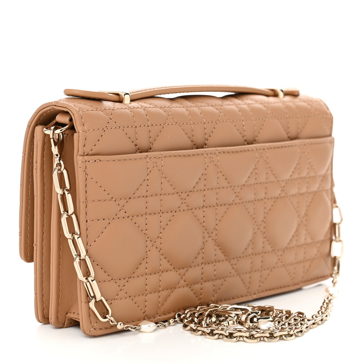 Lambskin Cannage Mini My Dior Bag Beige