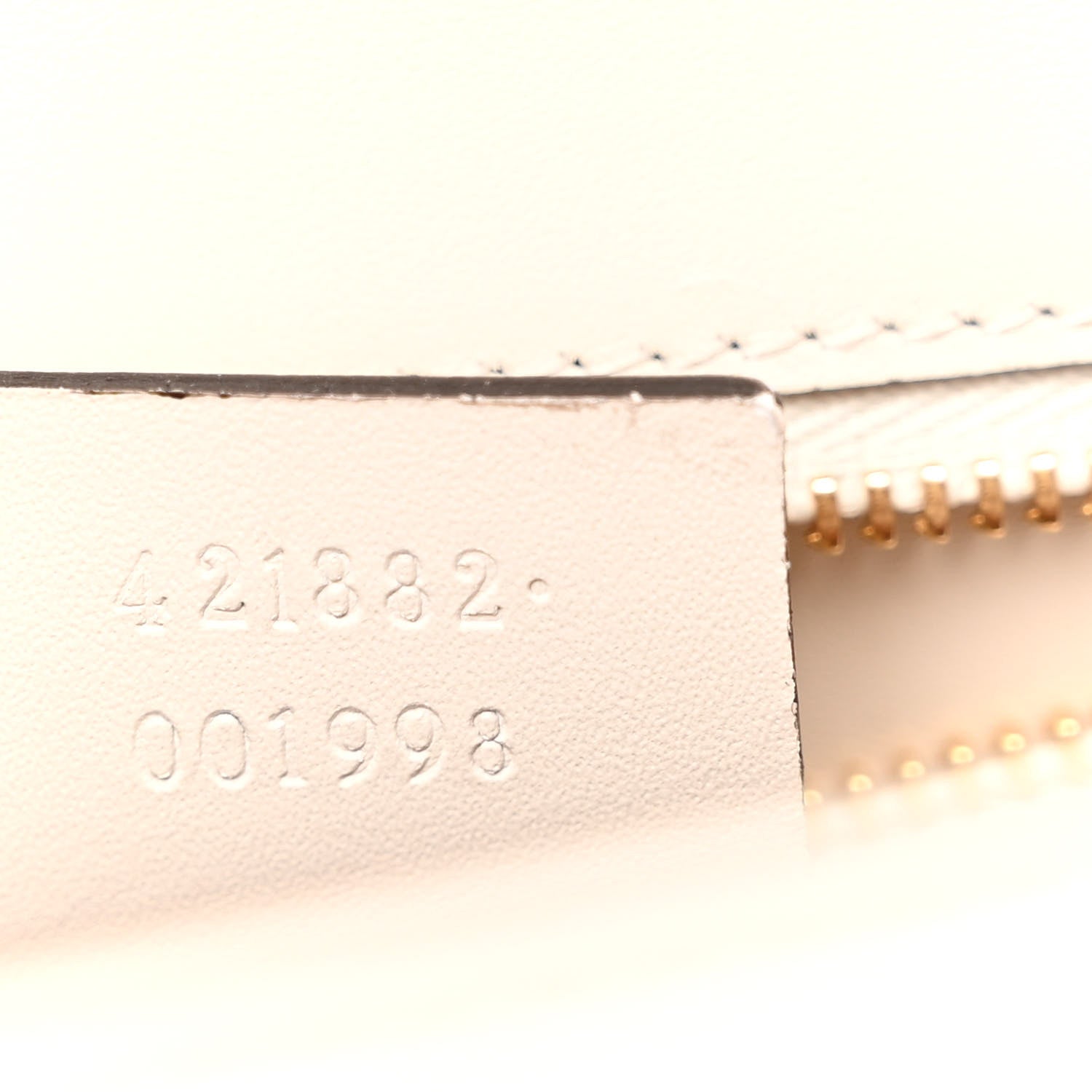 Gucci Calfskin Small Sylvie Shoulder Bag Off White 7 of 13
